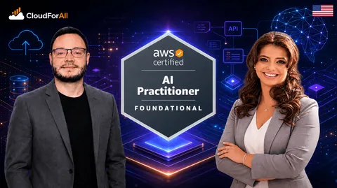 Course cover: AWS Certified AI Practitioner Practice Exams AIF-C01