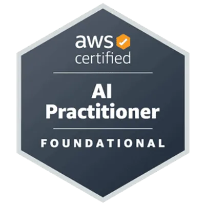 Capa do curso AWS AI Practitioner