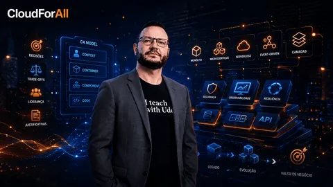 Capa do curso Arquitetura de Software: Pense e Decida como Arquiteto