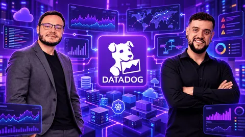 Capa do curso Datadog na Prática: Observabilidade, APM e IA com MCP!